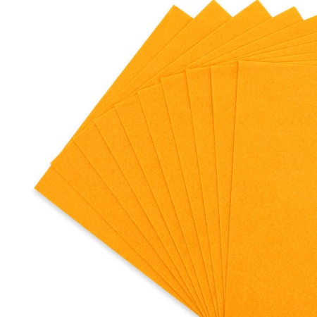 Фетр листовой мягкий, 1.0мм, 20х30см, 10 шт/упак Astra&Craft (AF830/YF640 ярко-желтый)