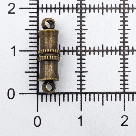 Замок магнитный для бижутерии, 5*16мм, 2 шт/уп Astra&Craft (латунь)