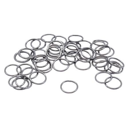 4AR247/248/249 Кольцо соединительное 0,9*10мм, 50шт/упак, Astra&Craft (Черный никель)