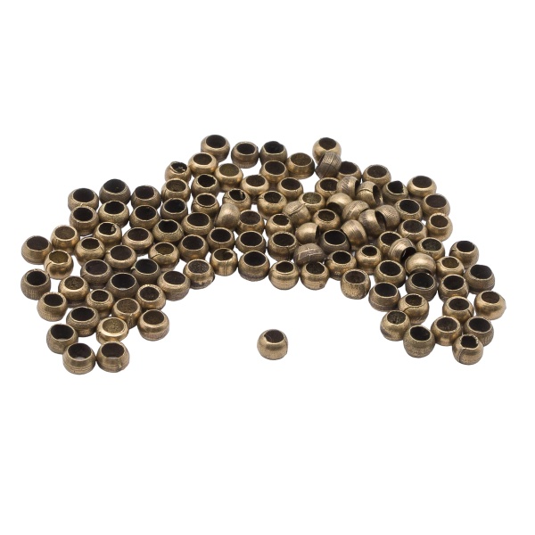 Зажимные бусины 2,5мм, 100шт/уп, Astra&Craft (латунь)