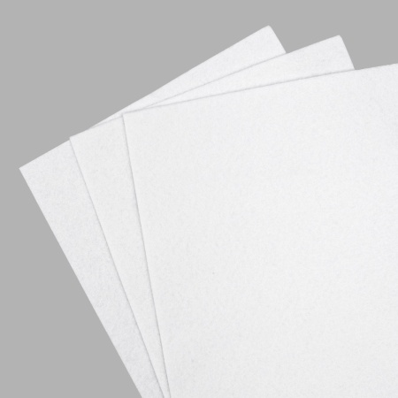 Фетр листовой мягкий, 3.0мм, 20х30см, 3шт/упак Astra&Craft (AF827 белый)