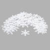 Пайетки 'снежинки', 24 мм, упак./10 гр., Astra&Craft (L010 белый матовый)