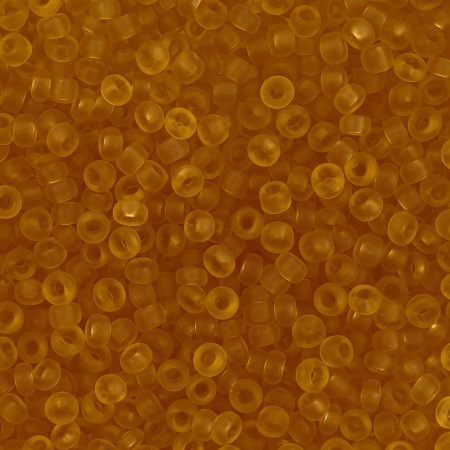 Бисер, (стекло), 11/0, упак./20 гр., Astra&Craft (М2В золотой/прозрачный, матовый)