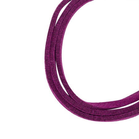 65237 Шнур с замком замшевый, 2мм, 45см. Astra&Craft (6066 фуксия)