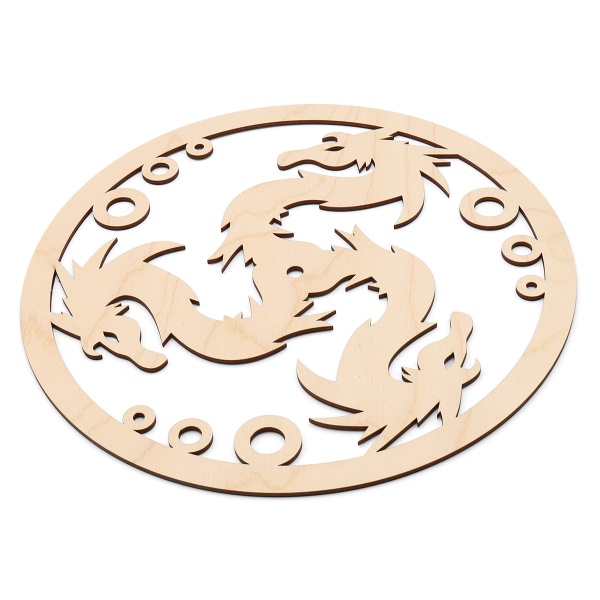 L-2317 Деревянная заготовка 'Символ вращающийся' d-27см Astra&Craft