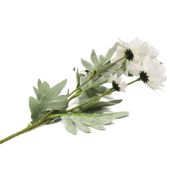 HY125-72049 Хризантема кустовая, 61см (A Белая)