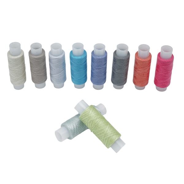 Набор швейных ниток 50/2, 200м, ассорти №39, 10шт/упак, Astra&Craft