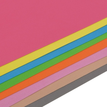 Набор фоамирана 1,0мм, 8 листов, 20*30см, микс ярких оттенков, Astra&Craft