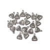 5296 Подвеска под металл, Будда, 20*17*4MM, 20шт/упак (ст.серебро)