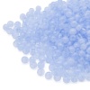 2004 Бусины пластиковые, полупроз., цветные, круглые, 4мм, 20гр, 600(+/-20)шт/упак, Astra&Craft (002 голубой)