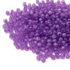 2004 Бусины пластиковые, полупроз., цветные, круглые, 4мм, 20гр, 600(+/-20)шт/упак, Astra&Craft (024 фиолетовый)