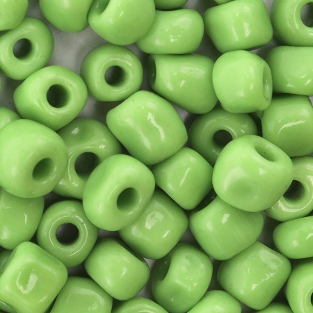 Бисер Astra&Craft 6/0, 15г (44 салат/непрозрачный)