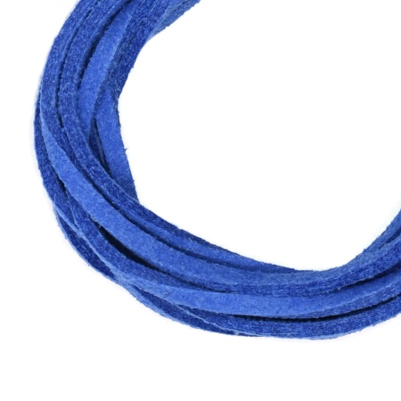 Шнур для бижутерии, и/замша 3мм, 1м (А 083 синий)