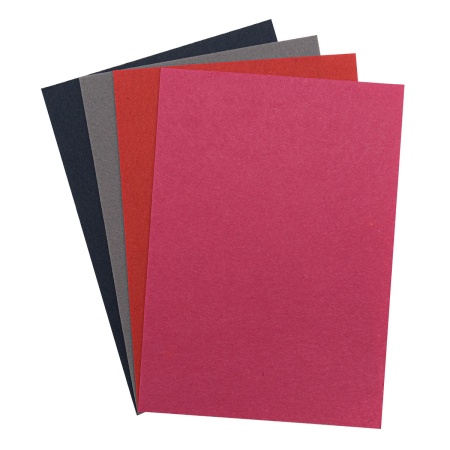 Фетр листовой жесткий ассорти, 1.0мм, 20х30см, 4шт/упак Astra&Craft (4 графит/серый/красный/розовый)