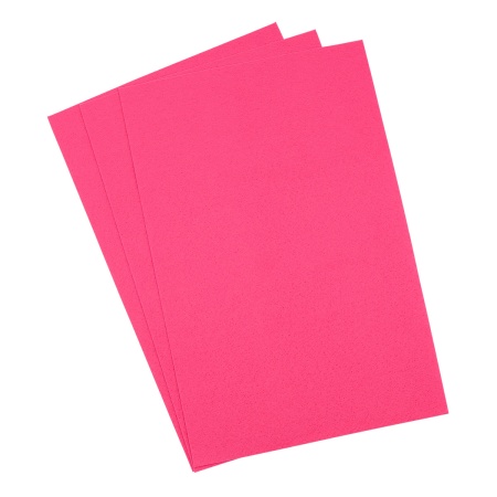 Фетр листовой жесткий, 1.0мм, 20х30см, 3шт/упак Astra&Craft (AF814 ярко-розовый)