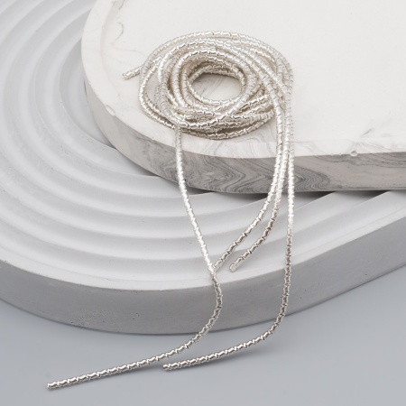 ТБ001НН2 Трунцал витой,серебро 2,0 мм, 5 гр/упак Astra&Craft