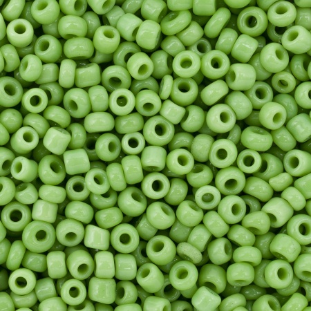 Бисер, (стекло), 11/0, упак./20 гр., Astra&Craft (44 салат/непрозрачный)