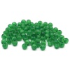 2008 Бусины пластиковые, полупроз., цветные, круглые, 8мм, 20гр, 70(+/-5)шт/упак, Astra&Craft (AD053 изумрудный)