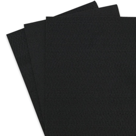 Фетр листовой мягкий, 3.0мм, 20х30см, 3шт/упак Astra&Craft (AF870 черный)