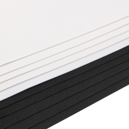 Набор фоамирана 1,0мм, 10 листов, 20*30см, черный/белый, Astra&Craft