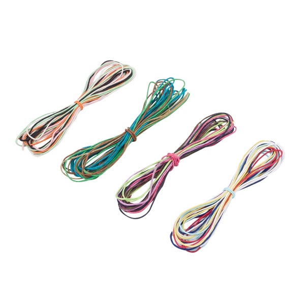 Шнур для декорирования вощенный, 1мм*1м, 20шт Astra&Craft (разноцветный)