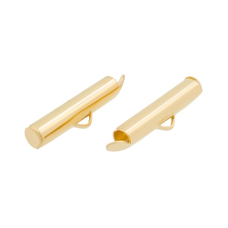 4AR2035 Концевик для бисерного полотна, 20 мм, 4 шт/упак, Astra&Craft (золото)