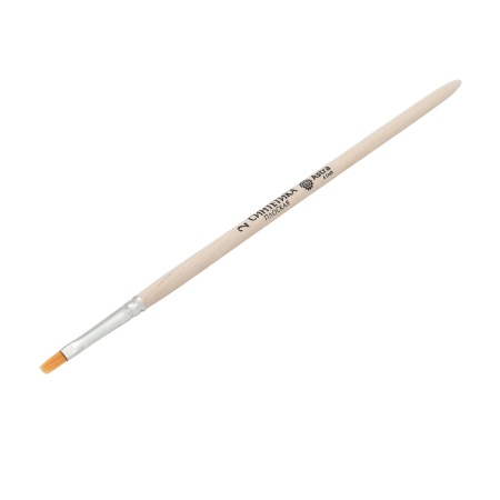 Кисть школьная, синтетика, плоская №2, 10шт/уп, Astra&Craft