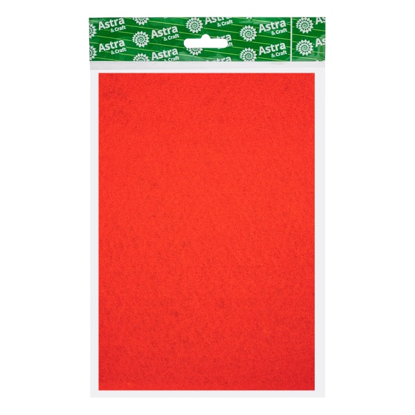 Фетр листовой жесткий ассорти, 1.0мм, 20х30см, 10шт/упак Astra&Craft