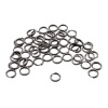4AR253/254 Кольцо соединительное двойное, 6мм, 50шт/упак, Astra&Craft (Черный никель)