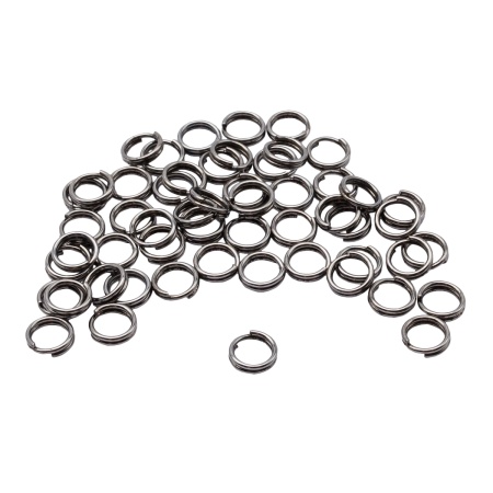 4AR253/254 Кольцо соединительное двойное, 6мм, 50шт/упак, Astra&Craft (Черный никель)