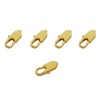 4AR237 Замок для бус карабин, 12мм, 5шт/упак, Astra&Craft (Золото)