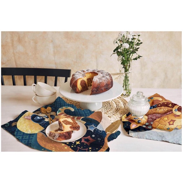 Рогожка набивная арт 904 рис 29253 вид 1 'Лунный свет', 63*150см, Astra&Craft