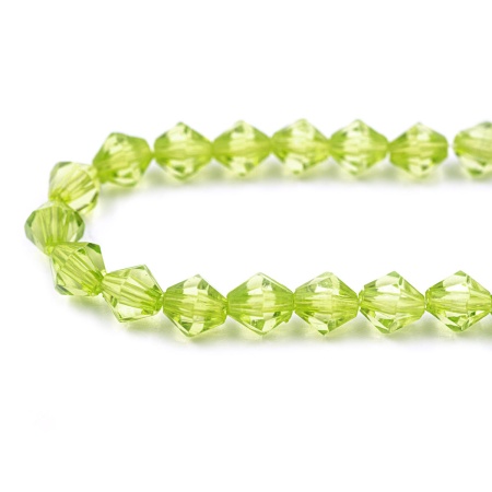 (684980) 2017 Бусины ромбовидные акрил, 8мм, 500гр. Astra&Craft (54 салатовый)