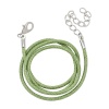 4AR343 Шнур вощеный с замком, 2мм, 45см. Astra&Craft (38 светло-зеленый)