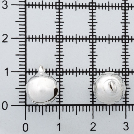 Бубенчики для рукоделия 10 мм, 10 шт Astra&Craft (серебро)