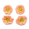 AR443 Набор декоративных цветов, 7см, 4 шт/упак (персиковый)