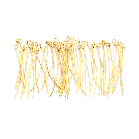 4AR261/262 Штифты с петлей 40мм, 50 (+/-5)шт/упак, Astra&Craft (Золото)