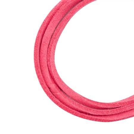 65237 Шнур с замком замшевый, 2мм, 45см. Astra&Craft (6053 красный)