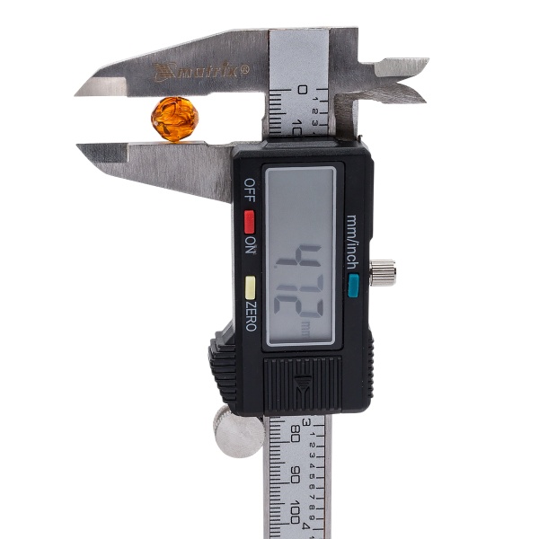 2024 Бусины пластиковые, 'янтарь', граненые круглые, 10мм, 20гр, Astra&Craft