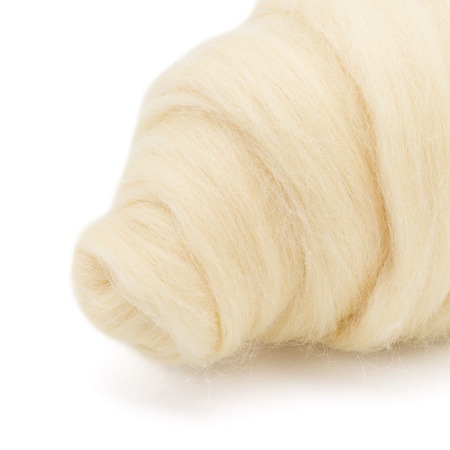 Шерсть для валяния полутонкая, 50 гр., Astra&Craft (031 шампанское)