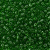 Бисер, (стекло), 11/0, упак./20 гр., Astra&Craft (7B зеленый/прозрачный)