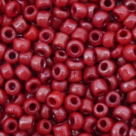 Бисер, (стекло), 11/0, упак./20 гр., Astra&Craft (125B бордовый/непрозр.глянцевый)