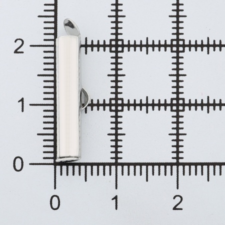 4AR2035 Концевик для бисерного полотна, 20 мм, 4 шт/упак, Astra&Craft (никель)