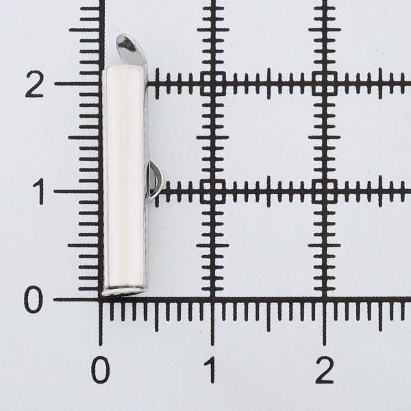 4AR2035 Концевик для бисерного полотна, 20 мм, 4 шт/упак, Astra&Craft (никель)