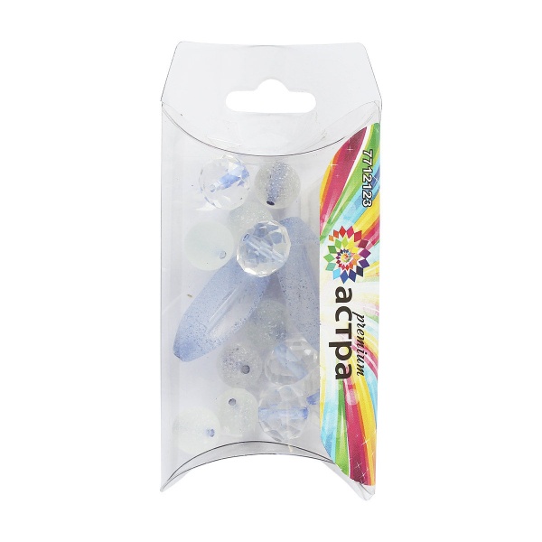 TR-2147 Набор декоративных бусин, упак./14 шт., Астра Premium