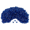 LY-161 Бусины пластиковые, акрил, в цвете с белой сердцевиной, мягкий куб, 10мм, 500гр, Astra&Craft (57 синий)