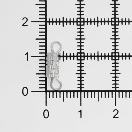4AR2022 Винтовой замок, 3,8*7мм, 5 шт/упак, Astra&Craft (серебро)