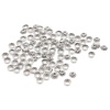 4AR202 Шапочка для бусин, 3мм 100шт/упак, Astra&Craft (Никель)