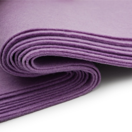 Фетр листовой мягкий, 1.0мм, 20х30см, 10 шт/упак Astra&Craft (AF879 сиреневый)