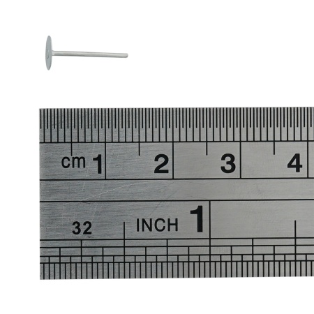 4AR263 Основа для серег-гвоздик, 4шт/упак, Astra&Craft (Никель)